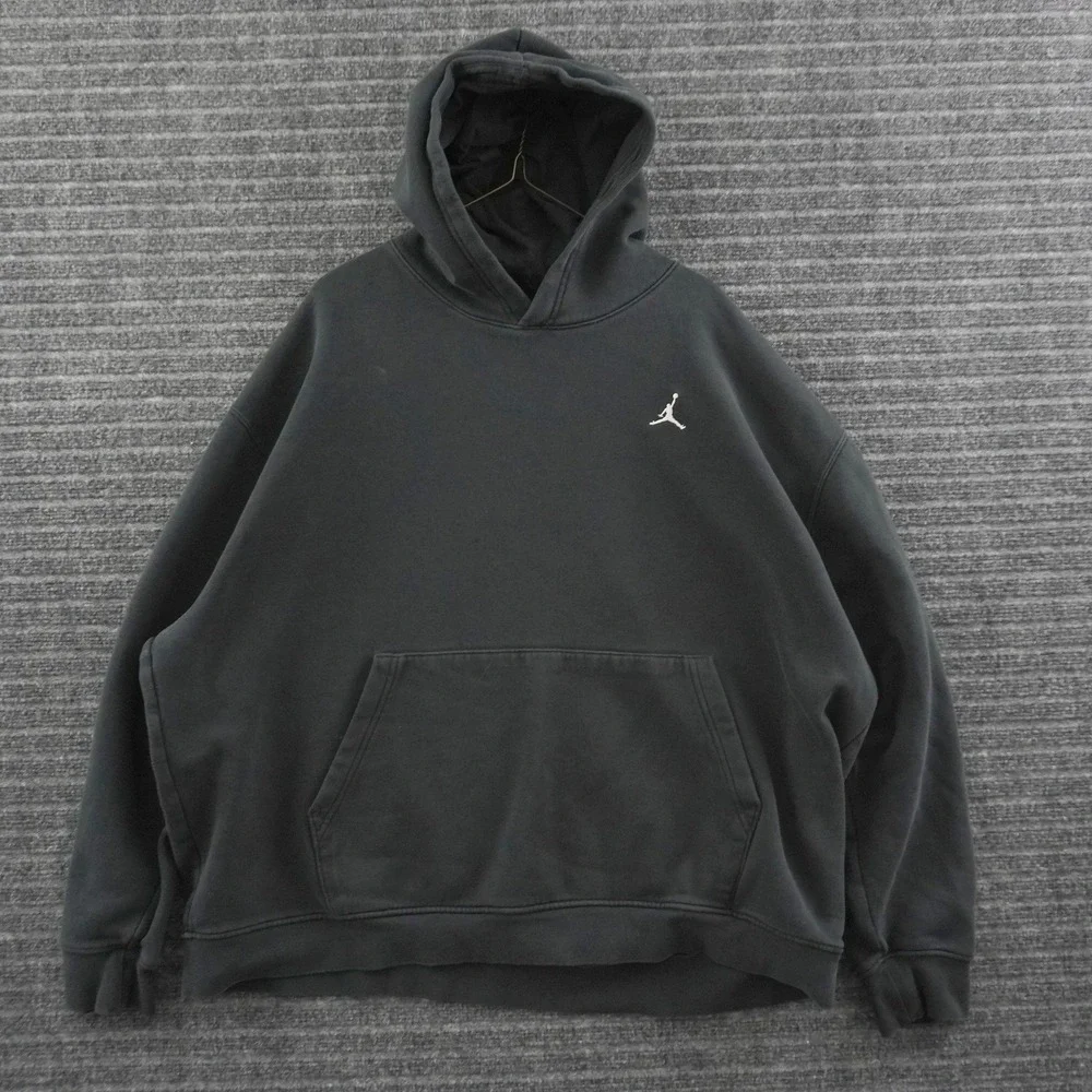 Jordan Hoodie Mens XXL Black Jumpman Pullover Sweatshirt
